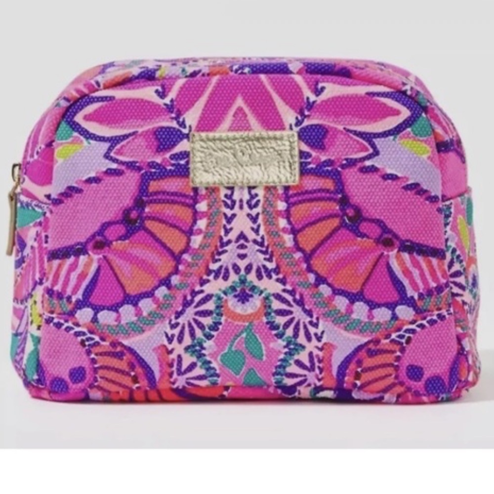 Lilly Pulitzer cosmetic pouch in resort White she’s too fly NWT
